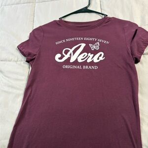 Aeropostale Purple Short Sleeve Tee